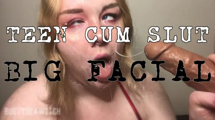 Fat Teen Sluts BIG Facial JOI