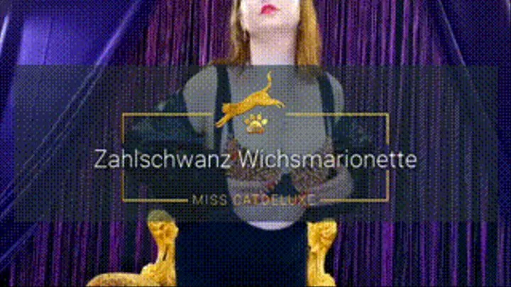 Zahlschwanz Wichsmarionette