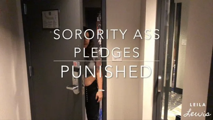 Sorority Sluts get Hazed and Punished