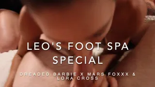 Foursome FootJob for Hubby -Lora Cross, Mars Foxxx and Dreaded Barbie