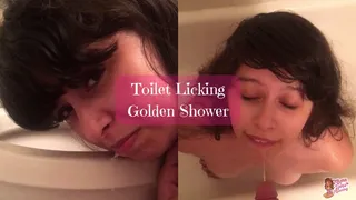 Toilet Licking Pee Shower