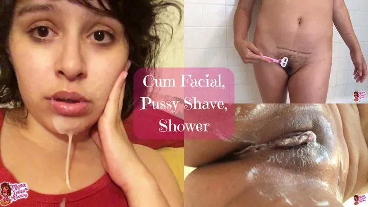 Cum Facial, Pussy Shave, Shower