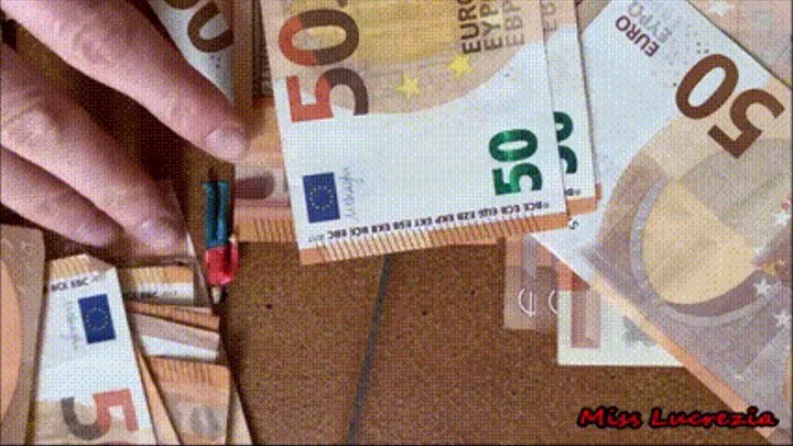 LITTLE MAN HIDDEN IN MY MONEY - OMINO NASCOSTO NEI MIEI SOLDI