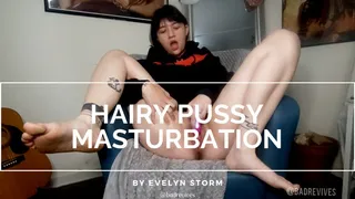 Hairy Pussy Vibrator Masturbation