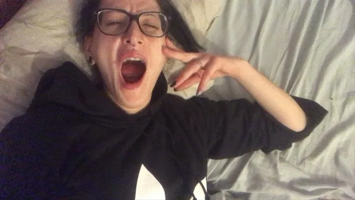 Yawn Witch in bed