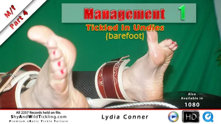 Management - Lydia Conner - Part 4: Tickled In Undies (barefoot)