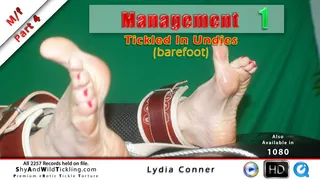 Management - Lydia Conner - Part 4: Tickled In Undies (barefoot)