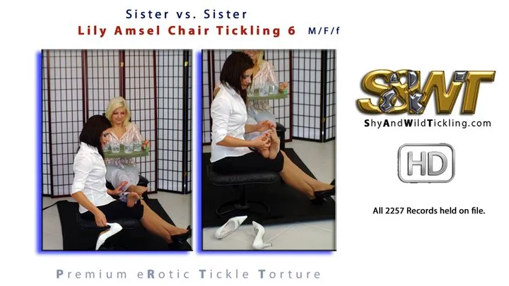 Step-Sister vs Step-Sister - Part 3 - Lily - Chair Tickling 6