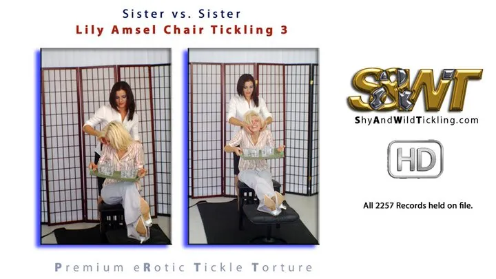 Step-Sister vs Step-Sister - Part 4 - Lily - Chair Tickling 5