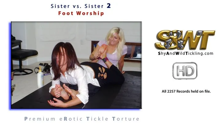 Step-Sister vs Step-Sister 2 - Foot Worship - Lily & Aimee