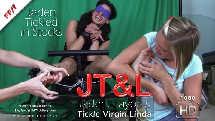 JT&L - Part 2 - Jaden Starr Tickled in Stocks by 2 (Classic)
