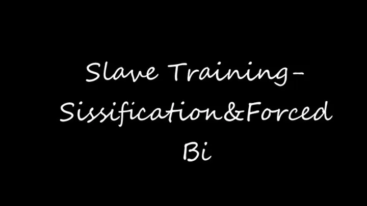 Slave Training-Sissification&ForcedBi