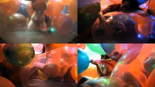 45" Olympic Inflating, Bouncing, Squeezing, and Humping With My Room Full Of Balloons and B2P 16" Unique