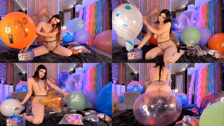 Pump Inflating and Popping Balloons