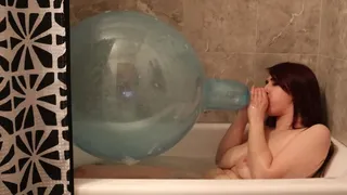 Blue Soap 16" B2P in the Bath and Orgasm