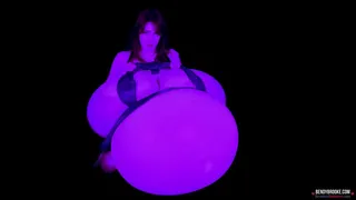 Blueberry Expansion - Juice Filled Z Cups and Rapid Belly Inflation - No Bursting