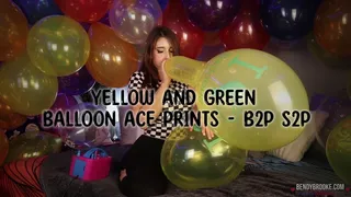 Yellow and Green Balloon Ace Prints - B2P S2P