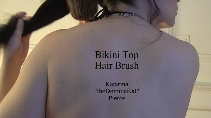 Bikini Top Hair Brush