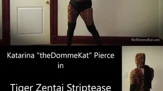 Tiger Zentai Striptease: Part One (Zentai Striptease - Non Nude)