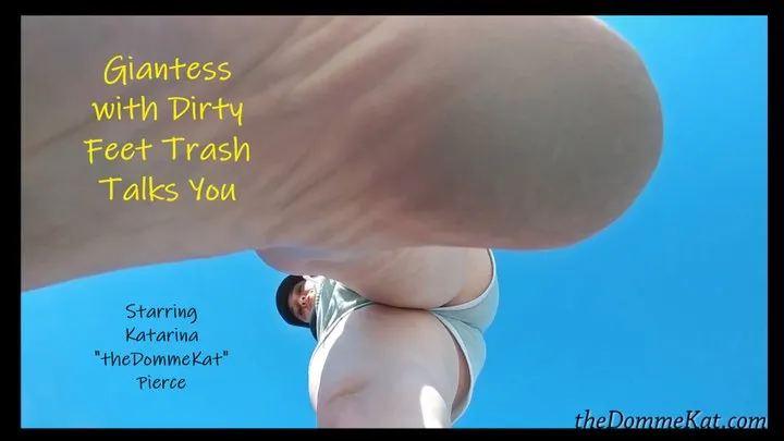 Giantess With Dirty Feet Trash Talks You