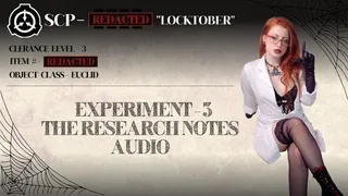 Locktober- The Experiment 3 Notes Audio