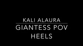 Giantess POV Under Heels