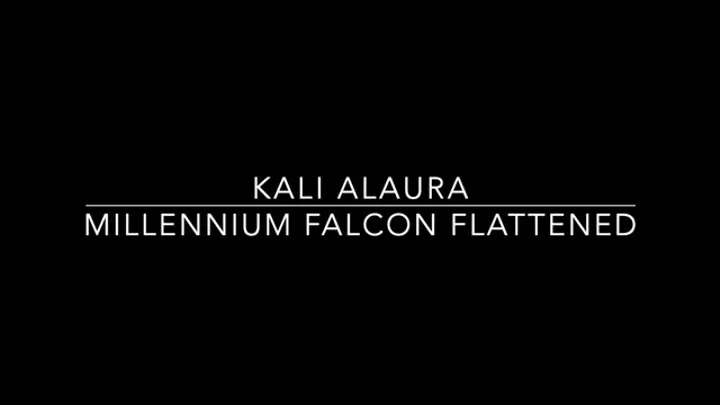 Millennium Falcon Flattened