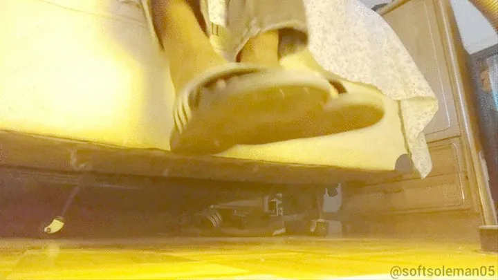 I'm dangling my feet outside the bed POV [angle view 2] (2019)