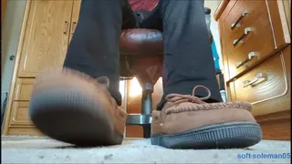 Removing slipper mocs and show my soles (2018)
