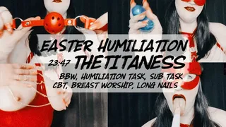 EASTER HUMILIATION TASKS