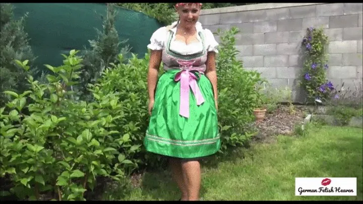 Big Breasted Chubby Blonde GERMAN Dirndl Goddess Getting Pounded Roughly