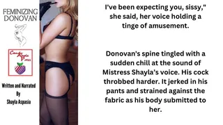 Feminizing Donovan Written and Narrated by Shayla Aspasia for Candy Apple Press