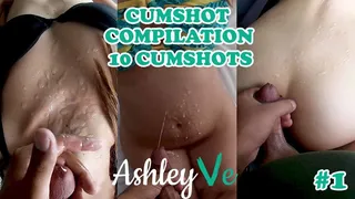 Cumshot Compilation #1 - Ashley Ve