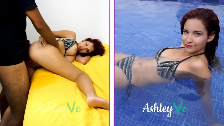 Fucked Hard in a Swimsuit Bikini after the Pool - Ashley Ve