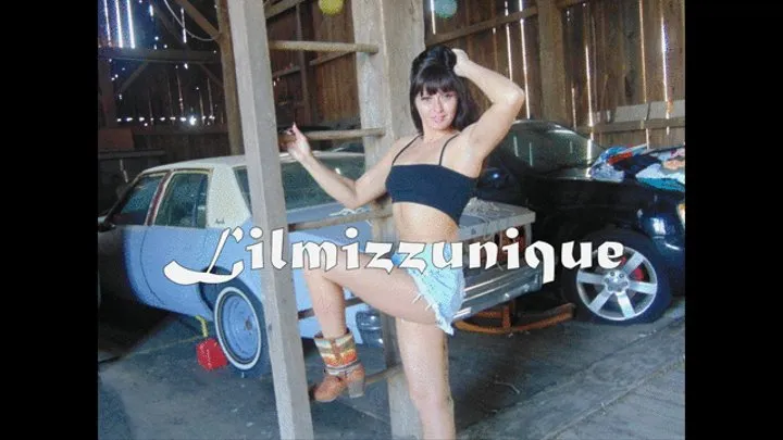 LILMIZZUNIQUE GETS TIED UP DOWN ON THE FARM