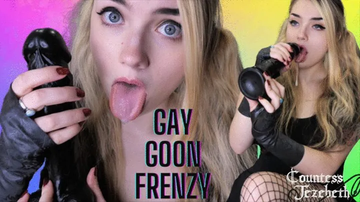 GAY GOON FRENZY- Countess Jezebeth - Gooning, Make Me Bi, Encouraged Bi