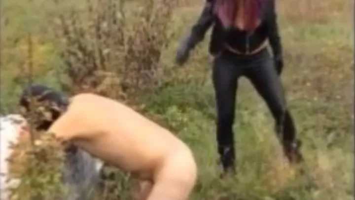 Mistress Red Devil Cruel Outdoor Punishment part 1