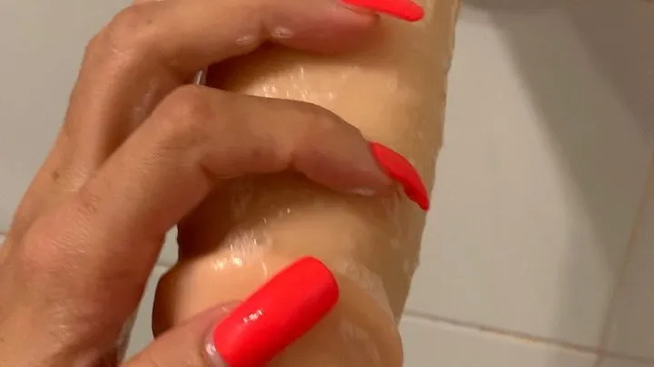 Long nails fetish Handjob