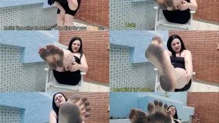 I ORDER YOU TO CLEAN MY SOLESDIRTY - GODDESS LETICIA MILLER - EXCLUSIVE LM VIDEOS AUGUST 2023 - CLIP 1 (SUBTITLED )