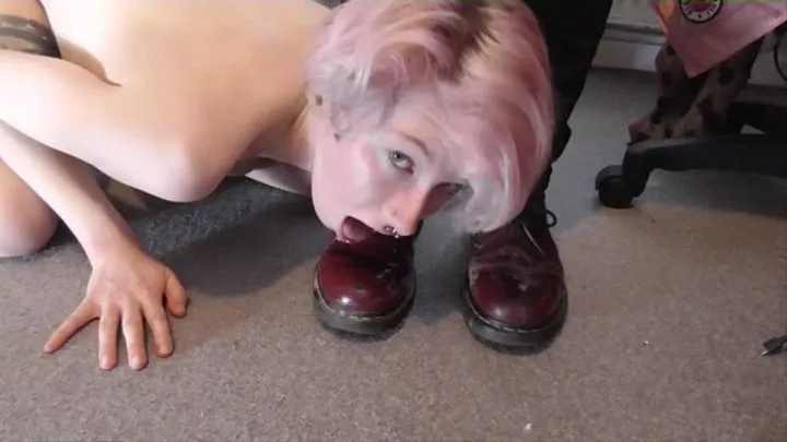 Licking his Shoes Clean