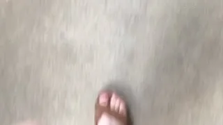 Walking in flip flops