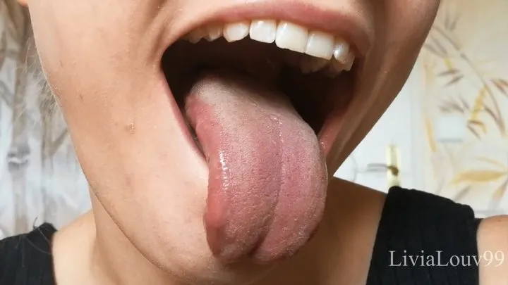 Showing off my tongue