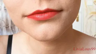 Red lipstick