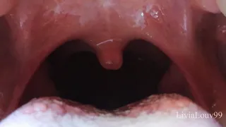 My uvula close view