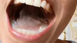 Closeup vaping