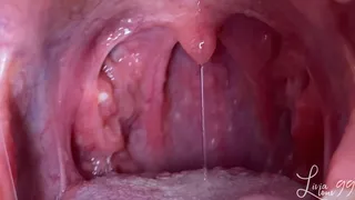 Every detail of my uvula and throat