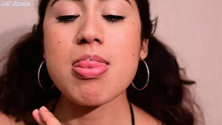 Giantess Slo Mo Tongue