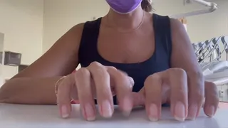 DOUBLE GLOVES WITH LONG NAILS