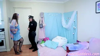 Pastel Goddess - Wimpy Cop Gets Beaten and Smothered