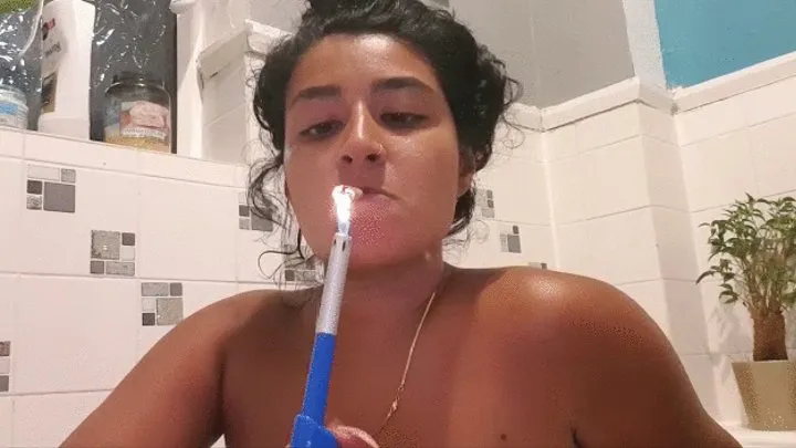 Bath Time Smoke And Chastity